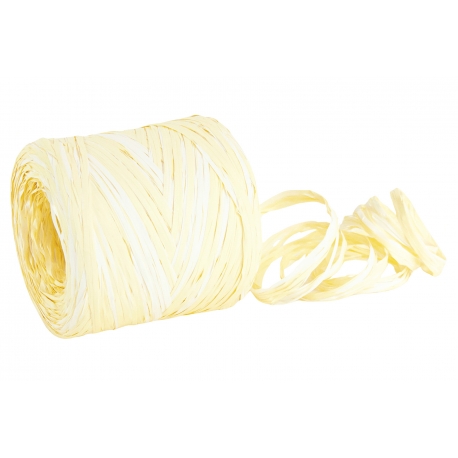 PP RIBBON "TWO-COLOURED RAFFIA" 1cm/200m