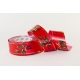 PP METALLIC PRINTED RIBBON WITH "CANDLES" PATTERN 3cm, 5cm/50yd