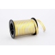 PP RIBBON WITH 2 GOLDEN STRIPES 1cm/100m