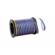 PP RIBBON WITH 2 GOLDEN STRIPES 1cm/100m