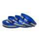 PP RIBBON WITH 3 GOLDEN STRIPES 2cm, 3cm/50yd